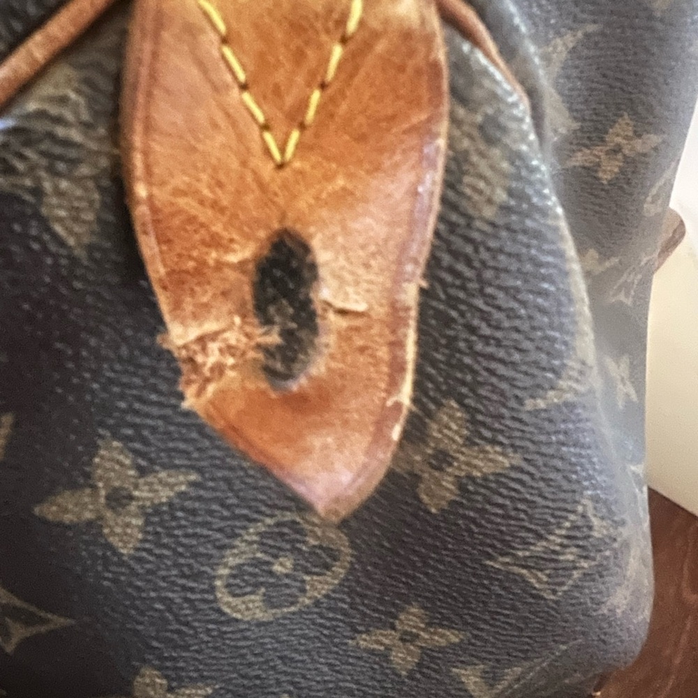 Louis Vuitton speedy 30 Brown Monogram Handbag - Picture 5 of 8